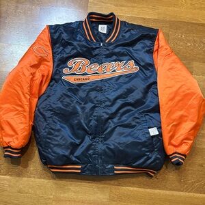 Vintage NFL Chicago Bears Reversible Satin Jacket – Reebok (Men’s L)